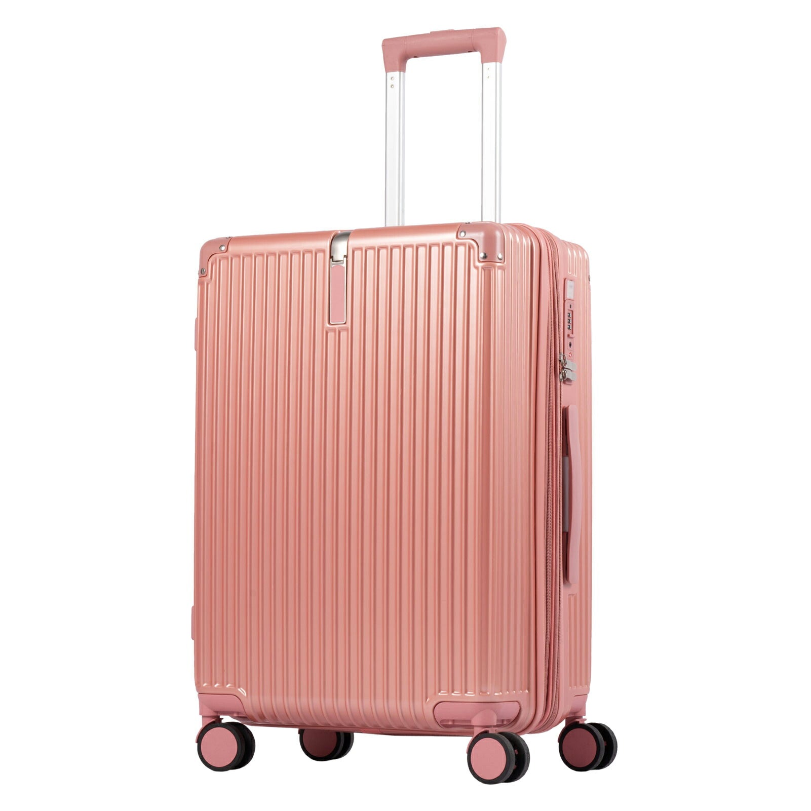 スーツケース キャリーケース Mサイズ 60L キャリーバッグ 4カラー選ぶ 4-7日用 泊まる 軽量設計 360度回転 大容量 ファスナー式 ビジネス 修学旅行 海外旅行 国内旅行 小型 出張 sc116-24