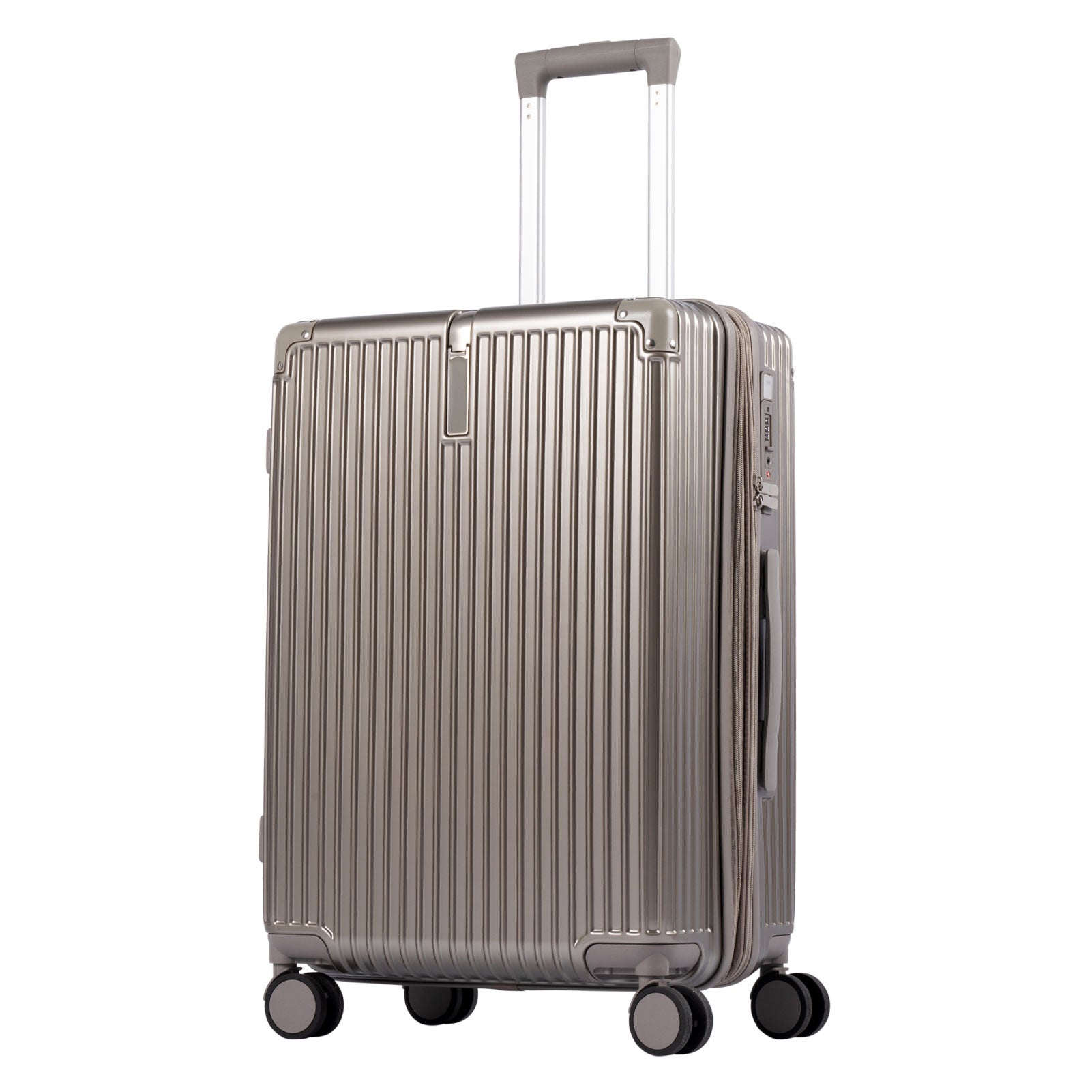 スーツケース キャリーケース Lサイズ 100L キャリーバッグ 4カラー選ぶ 4-7日用 泊まる 軽量設計 360度回転 大容量 ファスナー式 ビジネス 修学旅行 海外旅行 国内旅行 小型 出張 sc116-28