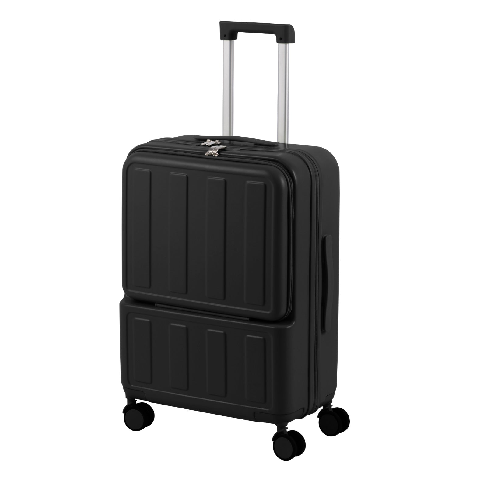 前開き スーツケース USBポート付き キャリーケース Mサイズ キャリーバッグ 5カラー選ぶ フロントオープン 4-7日用 泊まる 軽量設計 大容量 多収納ポケット 修学旅行 海外旅行 国内旅行 sc503-24