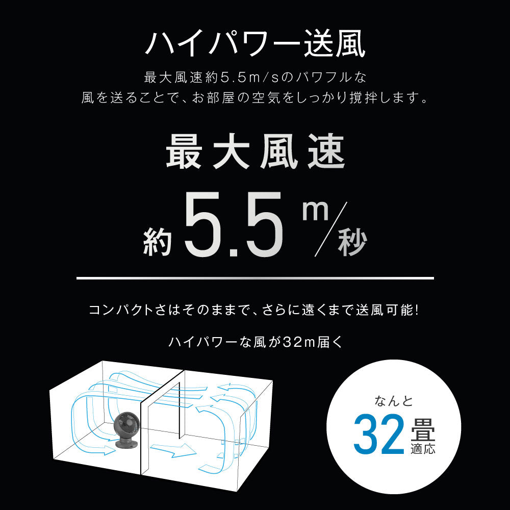 分解丸洗い】3D首振り サーキュレーター 人感センサー dcモーター 12段階風量調節 パワフル送風 扇風機 3D送風 冷房 暖房 空気循 -  シックホーム